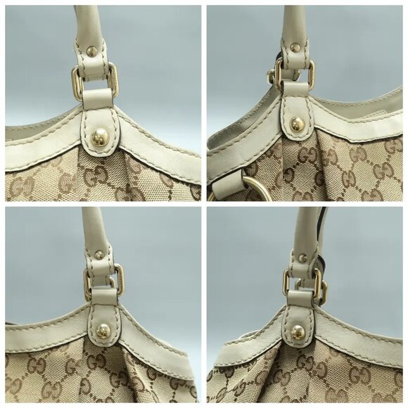 GUCCI Brown Leather Tote Bag 195-122024 - Picture 7 of 12